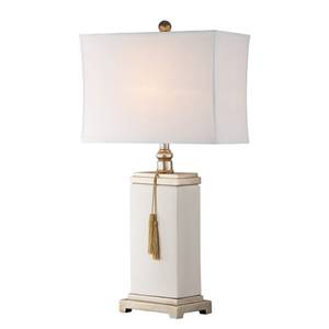 Lampe Danforth Coton / Céramique - 1 ampoule
