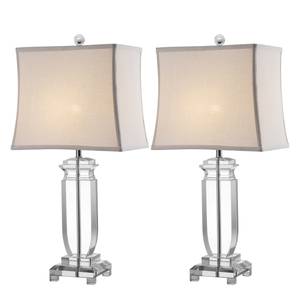 Lampes Max (lot de 2) Coton / Cristallin - 1 ampoule