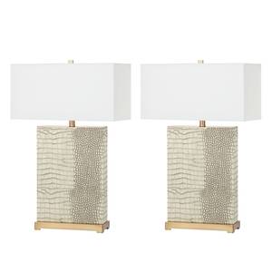 Lampes Lexington I (lot de 2) Blanc