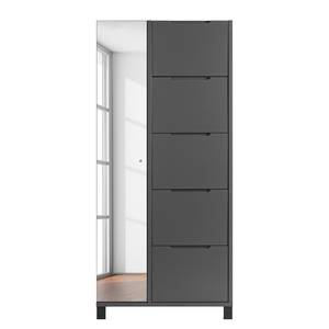 Armoire à chaussures MiPuro Porte avec miroir sur la gauche