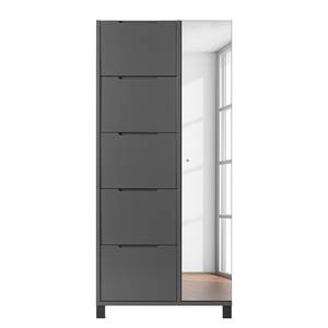 Armoire à chaussures MiPuro Porte avec miroir sur la droite