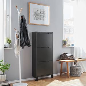 Meuble à chaussures MiPuro Gris foncé - Hauteur : 118 cm