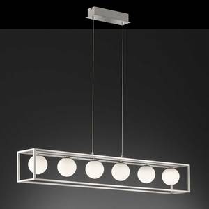 LED-hanglamp Aurelia Glas/ijzer - 6 lichtbronnen