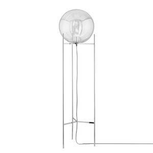 Lampadaire Ronda Verre / Fer - 1 ampoule - Translucide