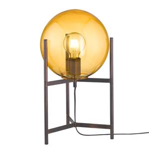 Lampe Ronda Verre / Fer - 1 ampoule - Ocre