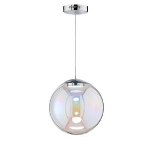 Suspension Grace Verre / Fer - 1 ampoule - Diamètre : 40 cm