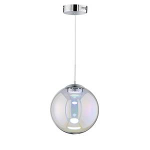 LED-Pendelleuchte Grace Glas / Eisen - 1-flammig - Durchmesser: 30 cm