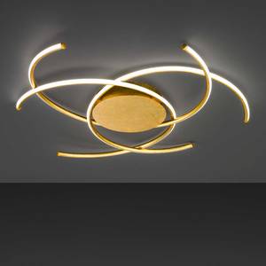 LED-Deckenleuchte Juls Kunststoff / Eisen - 3-flammig - Gold