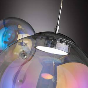 LED-hanglamp Mia Glas/ijzer - 4 lichtbronnen