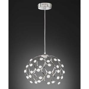 LED-hanglamp Gino Plexiglas/ijzer - 1 lichtbron - Diameter: 40 cm