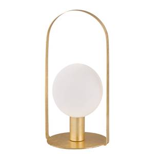 Lampe Verre Verre / Fer - 1 ampoule - Doré