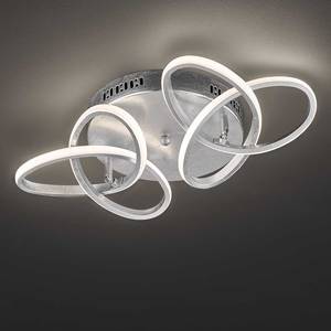 LED-plafondlamp Eliot I Kunststof/ijzer - 2 lichtbronnen - Ijzer