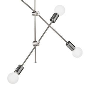 Hanglamp Sara IJzer - 4 lichtbronnen - Zilver