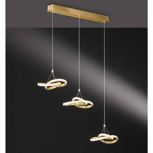 LED-hanglamp Eliot Plexiglas/ijzer - 3 lichtbronnen - Goud