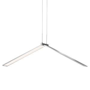 LED-hanglamp Livia Plexiglas/aluminium - 1 lichtbron