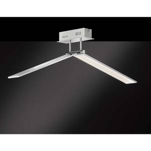 LED-plafondlamp Livia Plexiglas/aluminium - 1 lichtbron