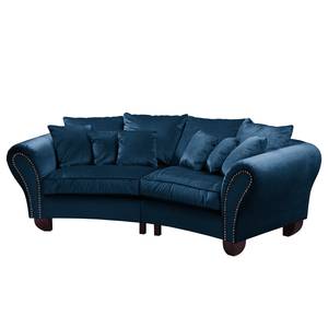 Bigsofa Sells Samt - Marineblau