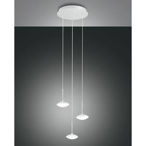 LED-Pendelleuchte Hale Aluminium - 3-flammig - Weiß