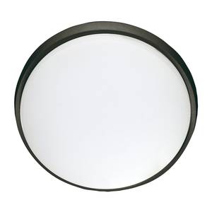 LED-Deckenleuchte Olly Acrylglas / Aluminium - 1-flammig - Weiß / Schwarz