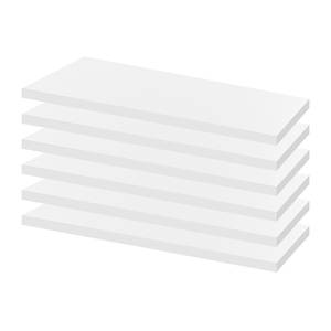 Einlegeböden Ole (6er-Set) Weiß - Breite: 82 cm
