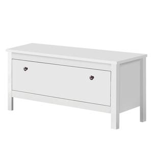 Banc d’entrée Ole Blanc - Largeur : 91 cm