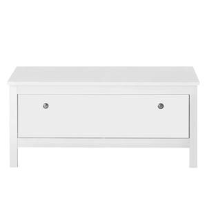 Banc d’entrée Ole Blanc - Largeur : 91 cm