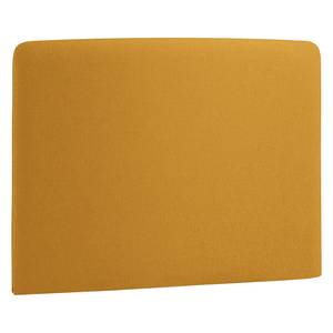Tête de lit Feda Tissu - Jaune moutarde - Largeur : 108 cm