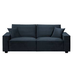 Sofa Muriba III (3-Sitzer) Samt - Dunkelblau