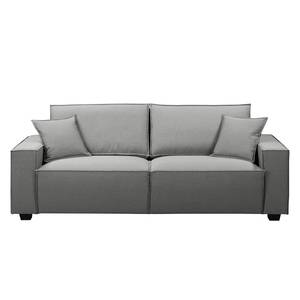 Sofa Muriba I (3-Sitzer) Strukturstoff - Grau