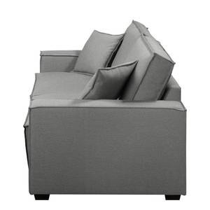 Sofa Muriba I (3-Sitzer) Strukturstoff - Grau