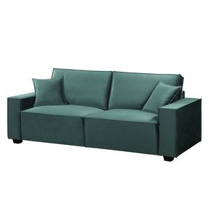 Sofa Muriba III (3-Sitzer) Samt - Taubengrau