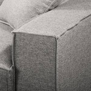 Sofa Muriba II (2-Sitzer) Strukturstoff - Platin