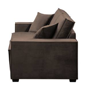 Sofa Muriba III (2-Sitzer) Samt - Braun