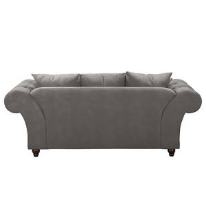 Sofa Pacoa (2-Sitzer) Antiklederlook - Dunkelgrau - Ohne Hocker