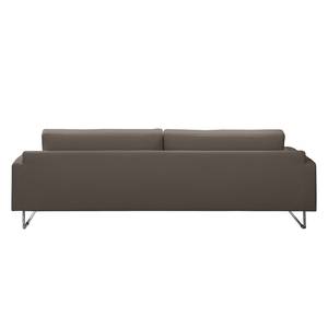 Sofa Perea (3-Sitzer) Strukturstoff - Dunkelgrau