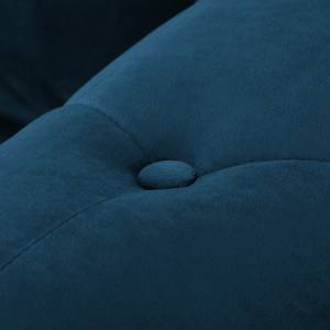 Fauteuil Solita fluweel - Donkerblauw - Zonder hocker