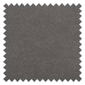 Repose-pieds Pacoa Aspect cuir vieilli - Gris foncé