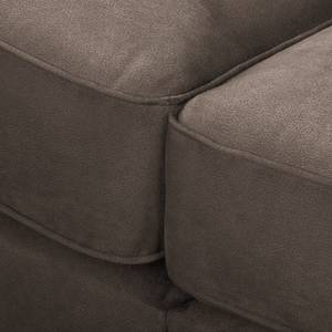 Sofa Pacoa (2-Sitzer) Antiklederlook - Dunkelbraun - Ohne Hocker