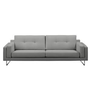 Sofa Perea (3-Sitzer) Strukturstoff - Grau