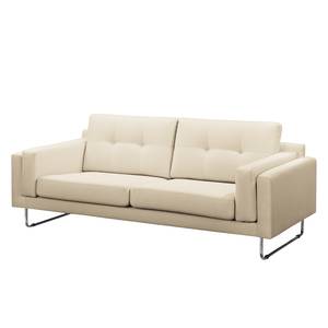 Sofa Perea (2-Sitzer) Strukturstoff - Creme