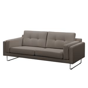 Sofa Perea (2-Sitzer) Strukturstoff - Dunkelgrau