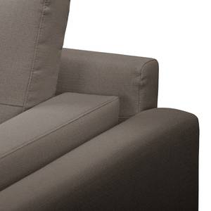 Sofa Perea (2-Sitzer) Strukturstoff - Dunkelgrau