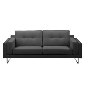 Sofa Perea (2-Sitzer) Strukturstoff - Anthrazit