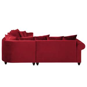 Hoekbank Solita fluweel - Rood