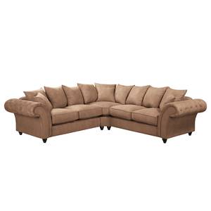 Ecksofa Pacoa Antiklederlook - Latte Macchiato