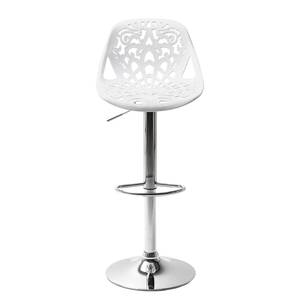 Chaise de bar Ornament Blanc