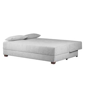 Boxspring-Schlafsofa Dingo I Webstoff Kies