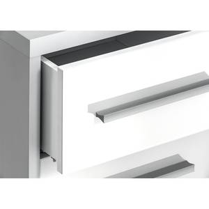 Rollende kast Set Plus Wit/platinakleurig