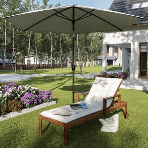 Parasol Shady geweven stof/staal - Beige