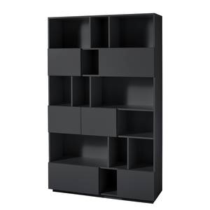 Bibliothèque Tehi Anthracite - Largeur : 120 cm